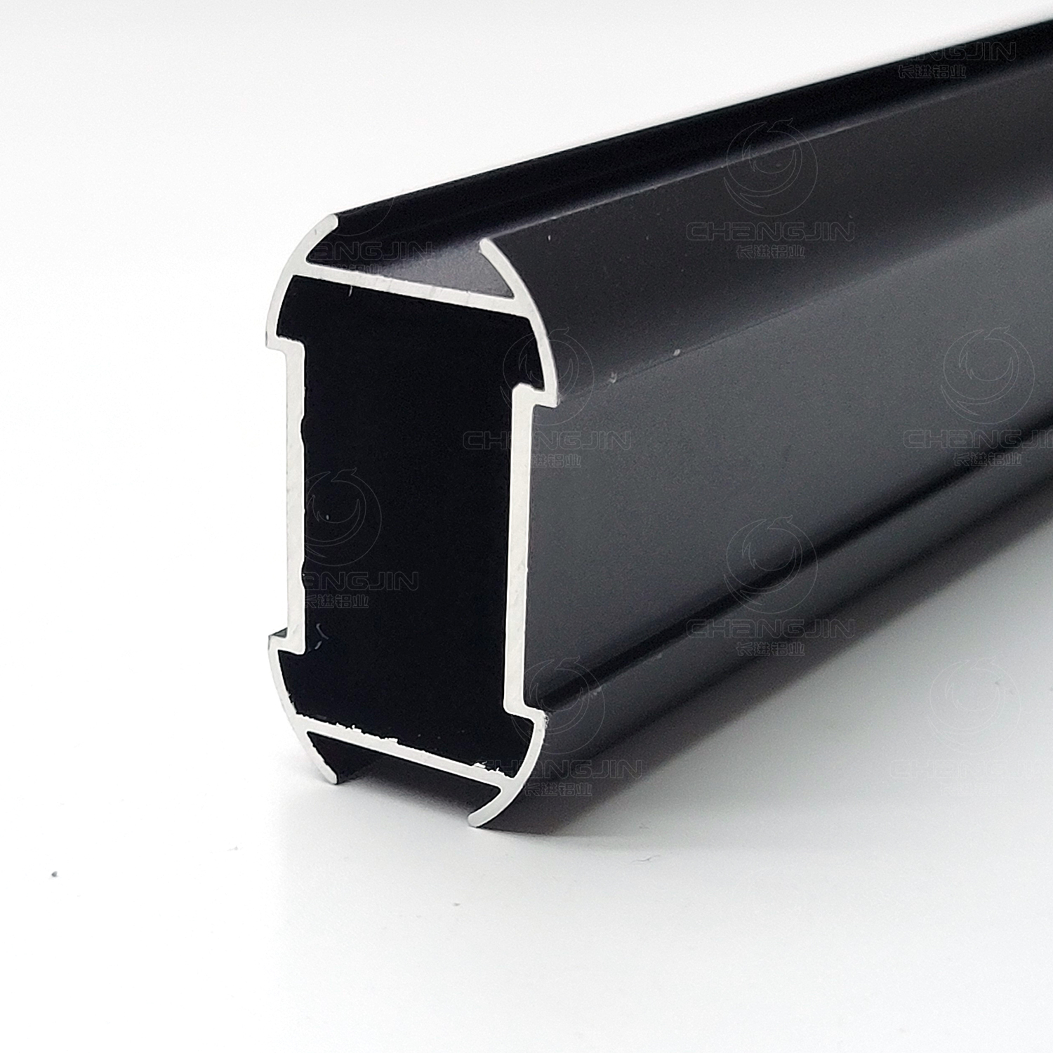 aluminum wardrobe hanging rod with silent strip