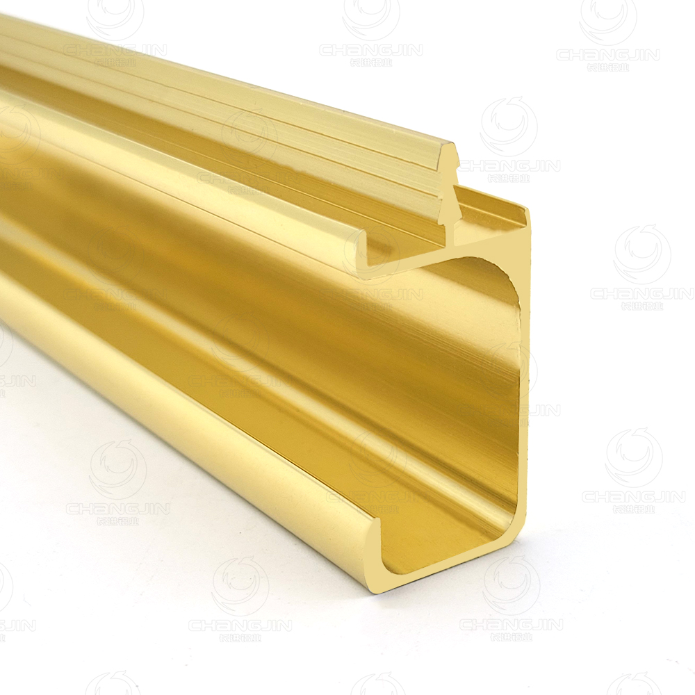 brushed aluminum G handle profile modern cabinet furniture