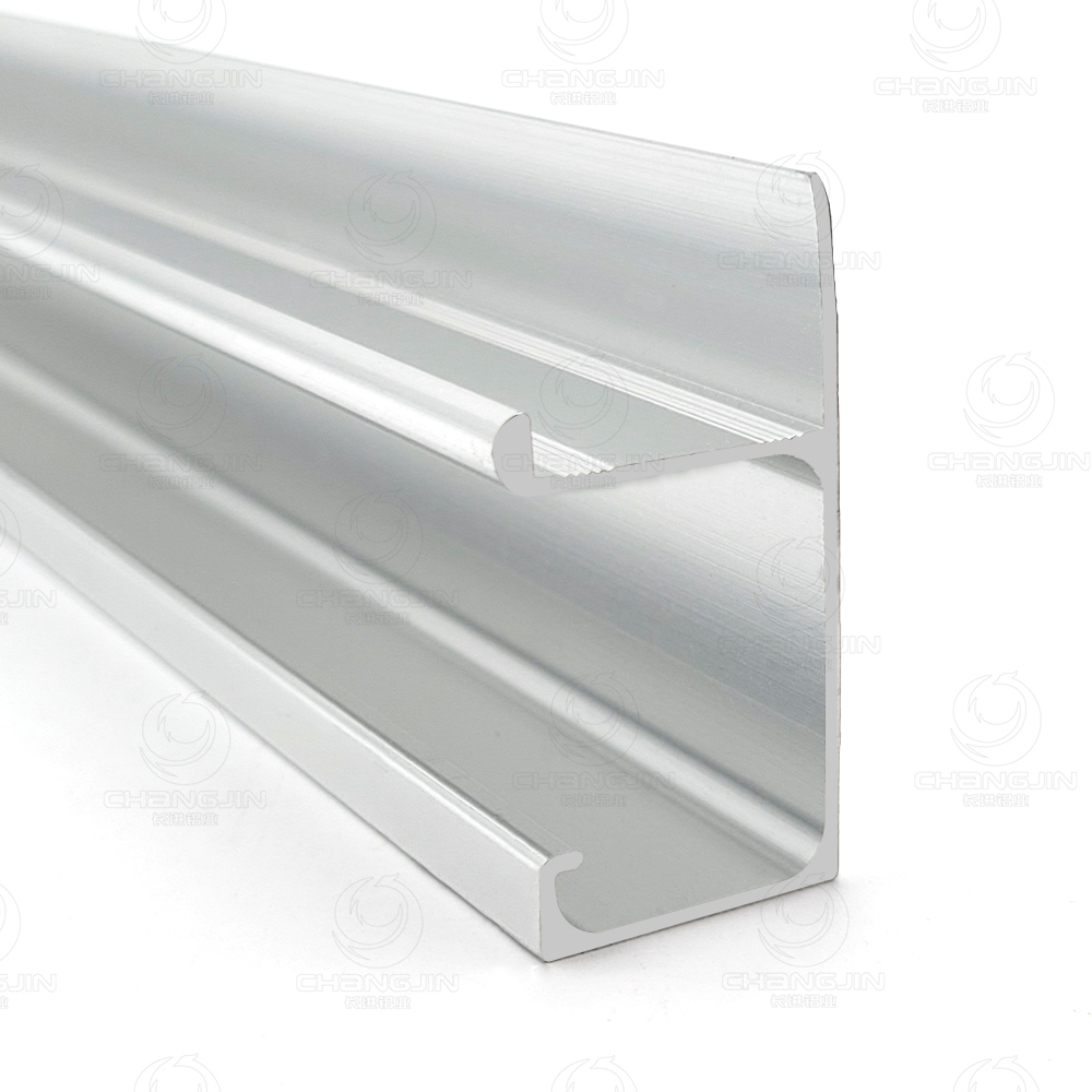 modern H drawer handle aluminum profile kitchen cabinets