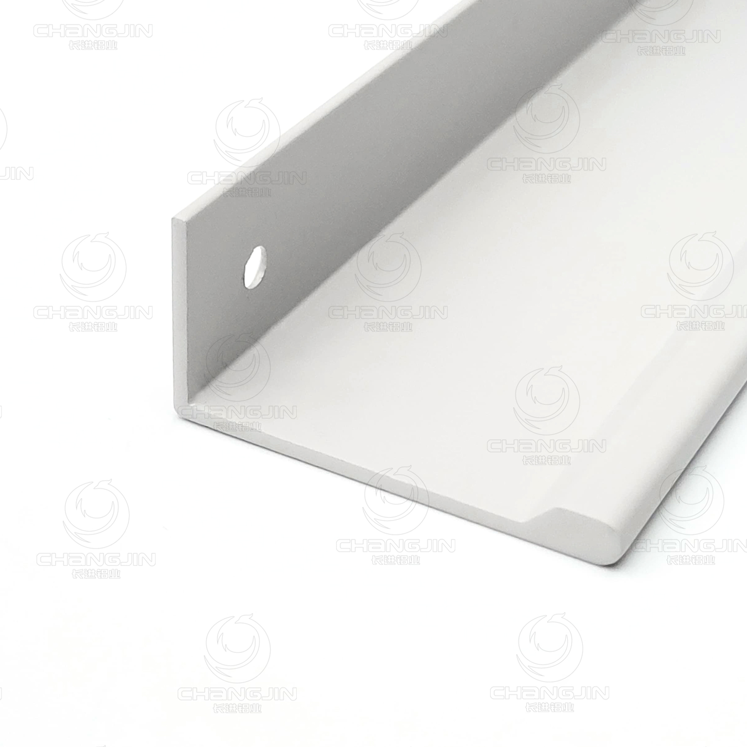 modern L handle aluminum profile minimalist kitchen cabinets