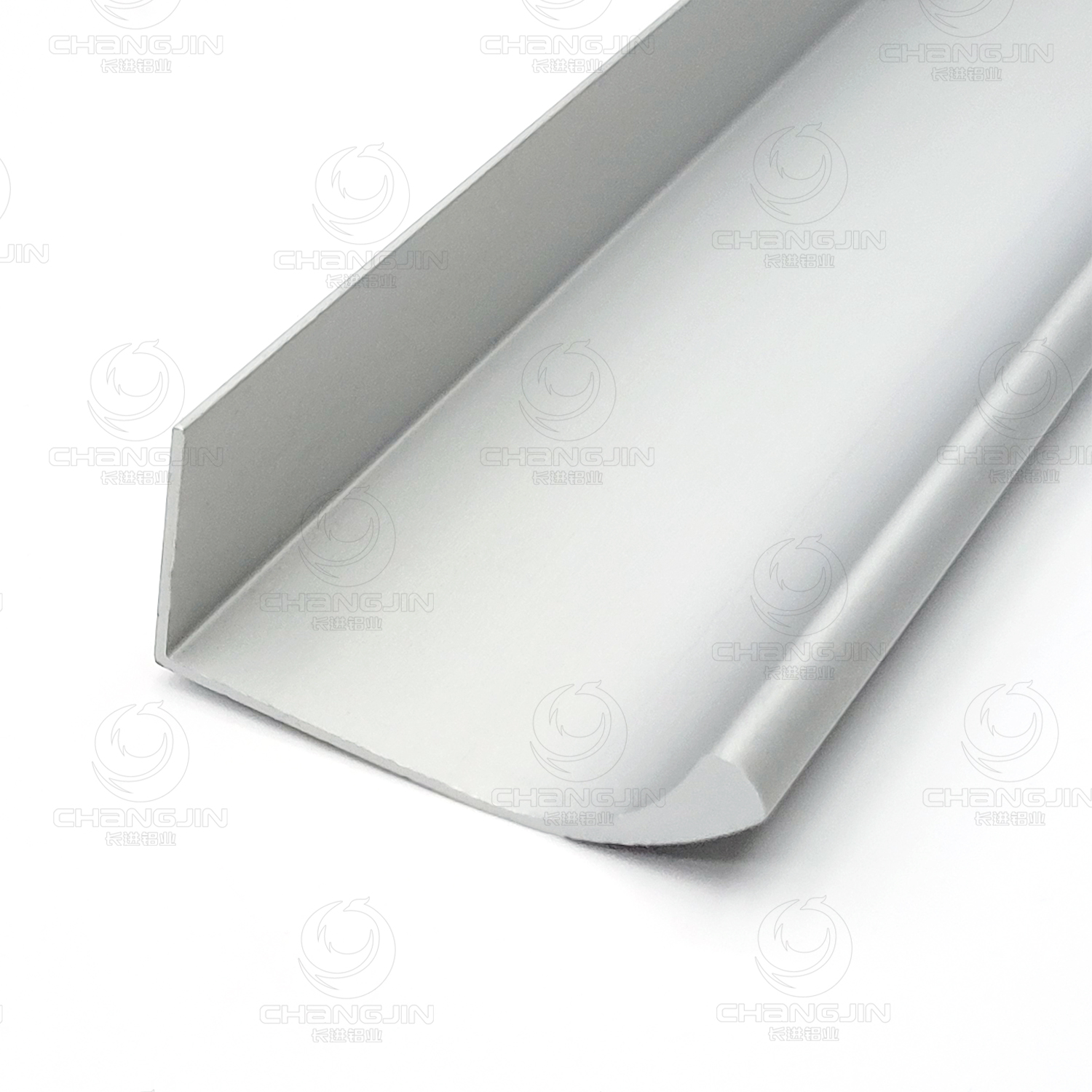 L shape aluminum handle profile modern kitchen cabinet doors