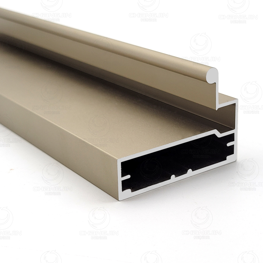 custom aluminum extrusion profile kitchen cabinet frame manufacturer supplier