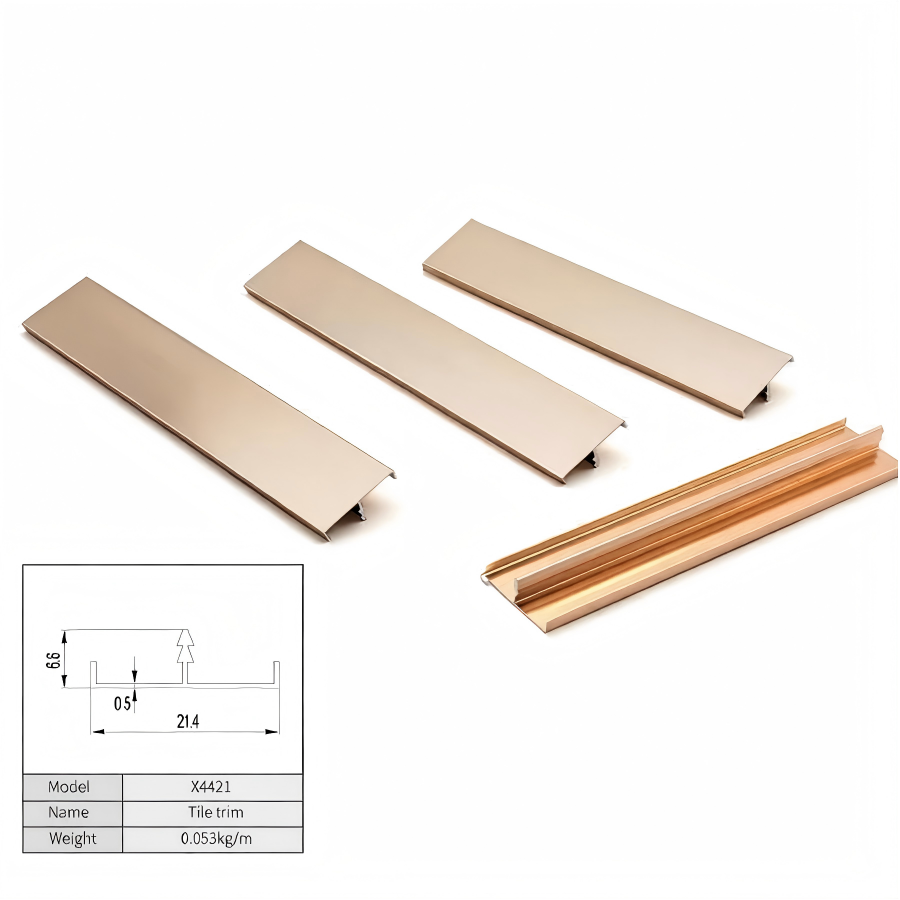 modern aluminum decorative profile interior wall panels