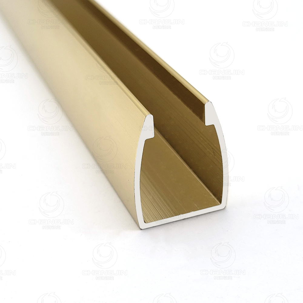 aluminum U channel indoor decoration furniture design profile