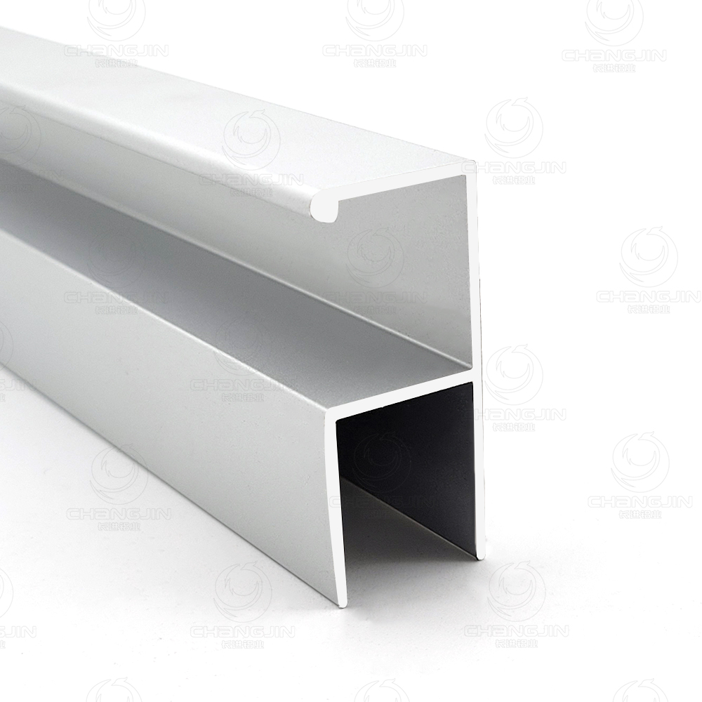 wood grain aluminum profile sliding wardrobe door system