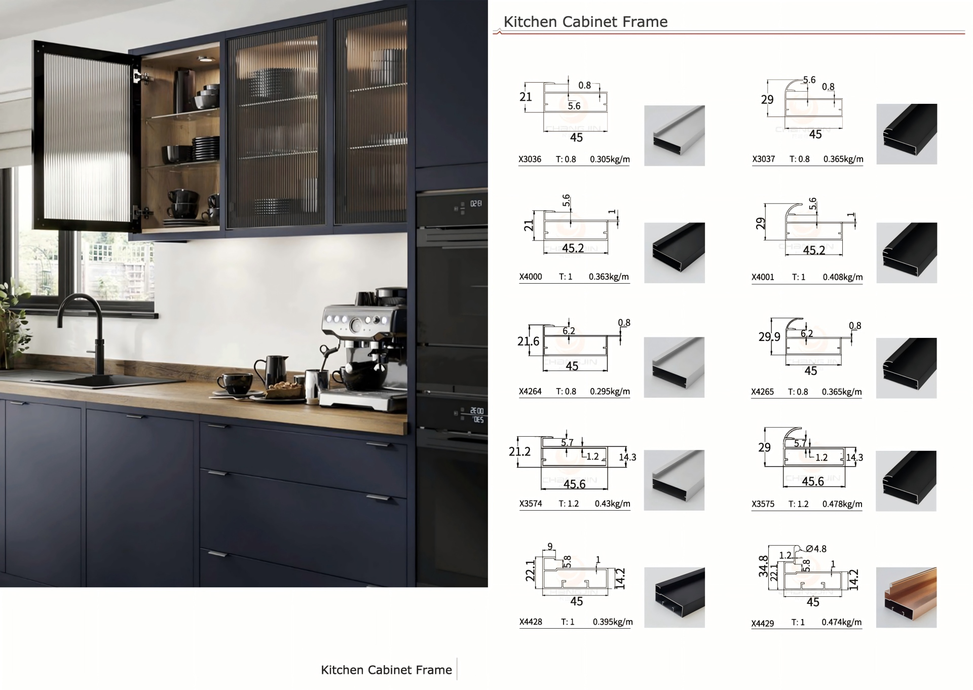 wardrobe sliding door aluminum profiles cabinet frame extrusion application