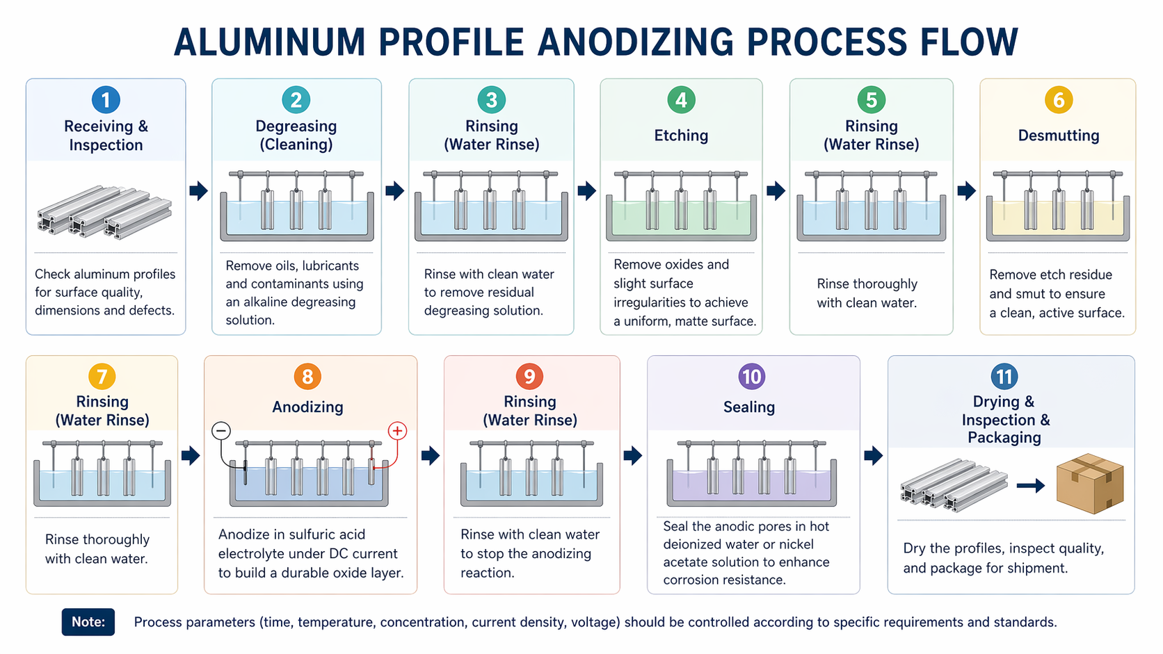 anodized aluminum profile furniture frame