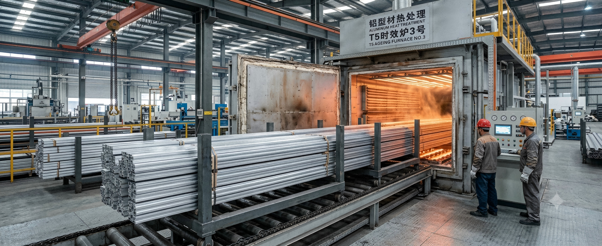 aluminum extrusion manufacturing heat treatment process