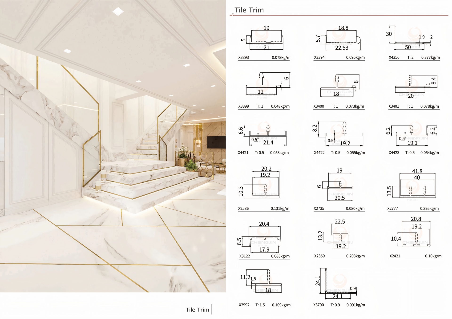 custom interior aluminum trim applications