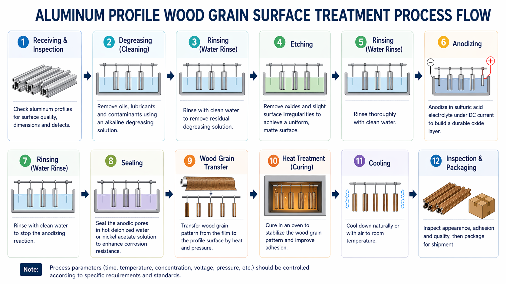 wood grain aluminum furniture profile