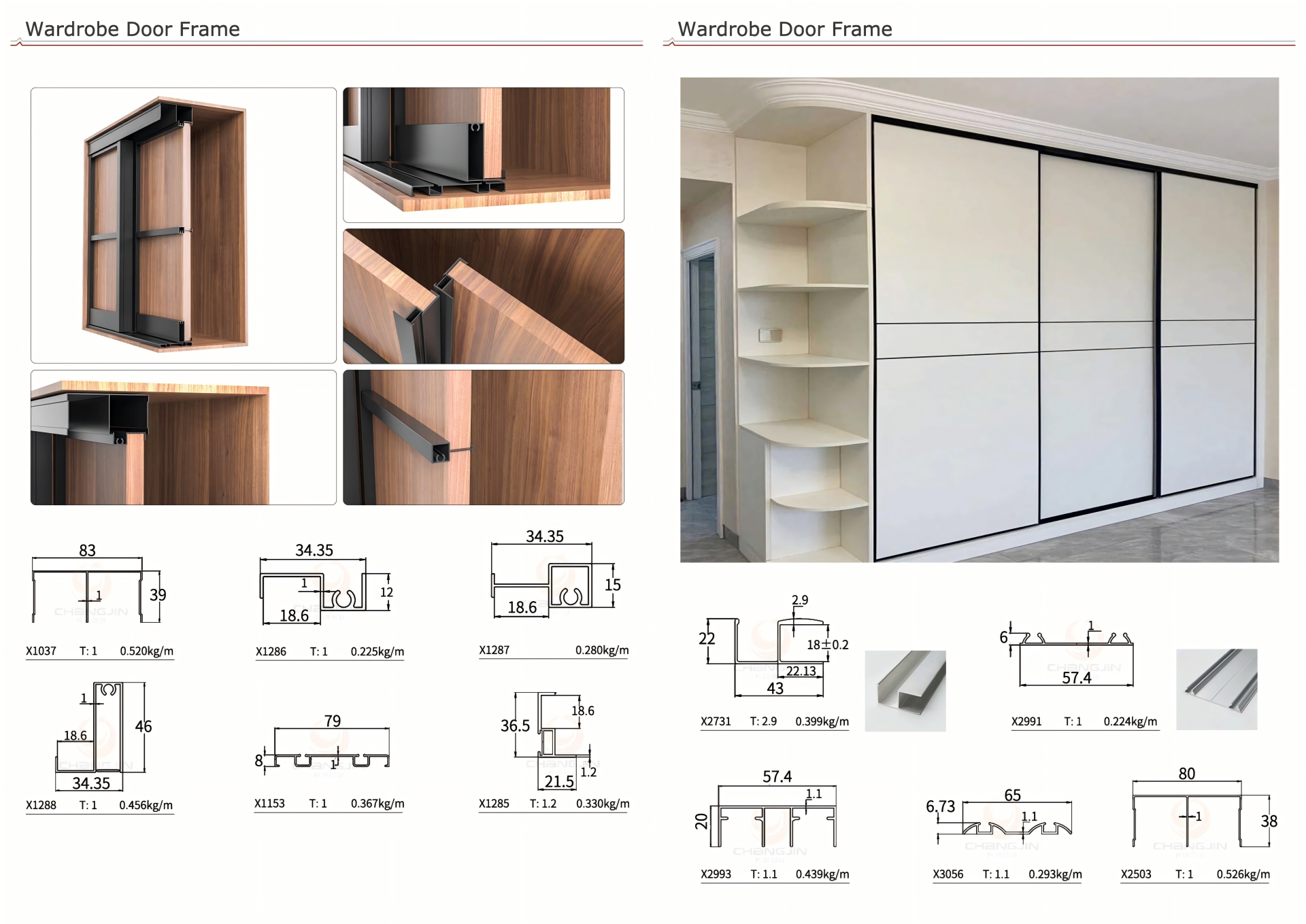 anodized powder coated aluminum profile finishes for furniture