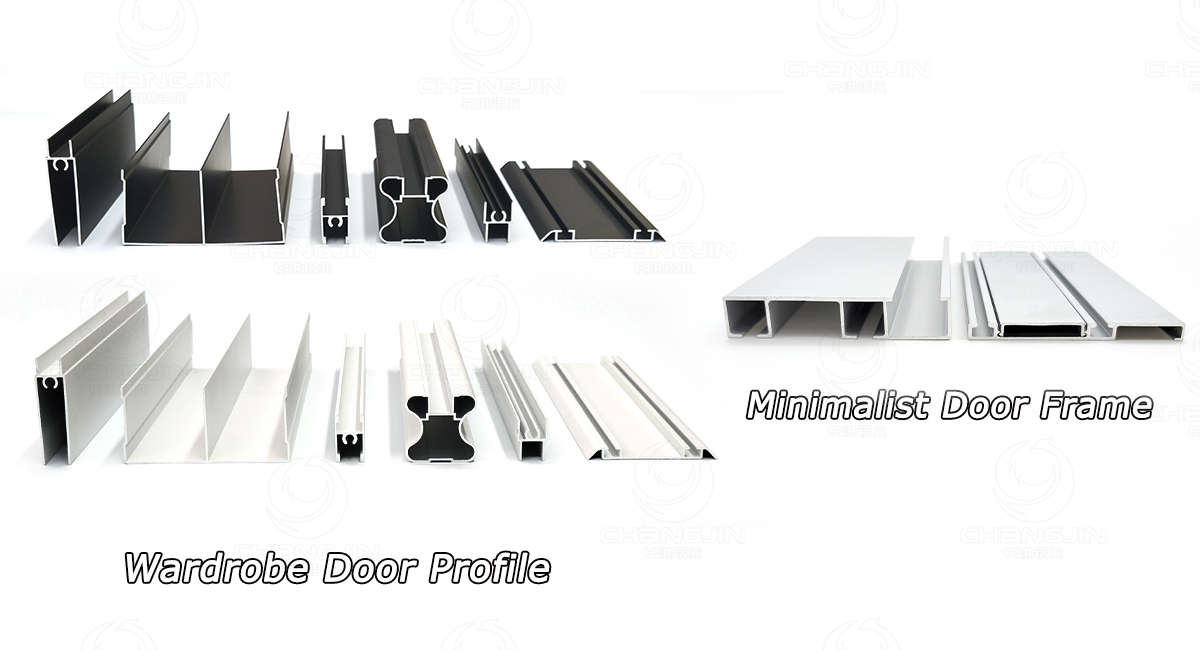 Aluminum Sliding Wardrobe Door Profile