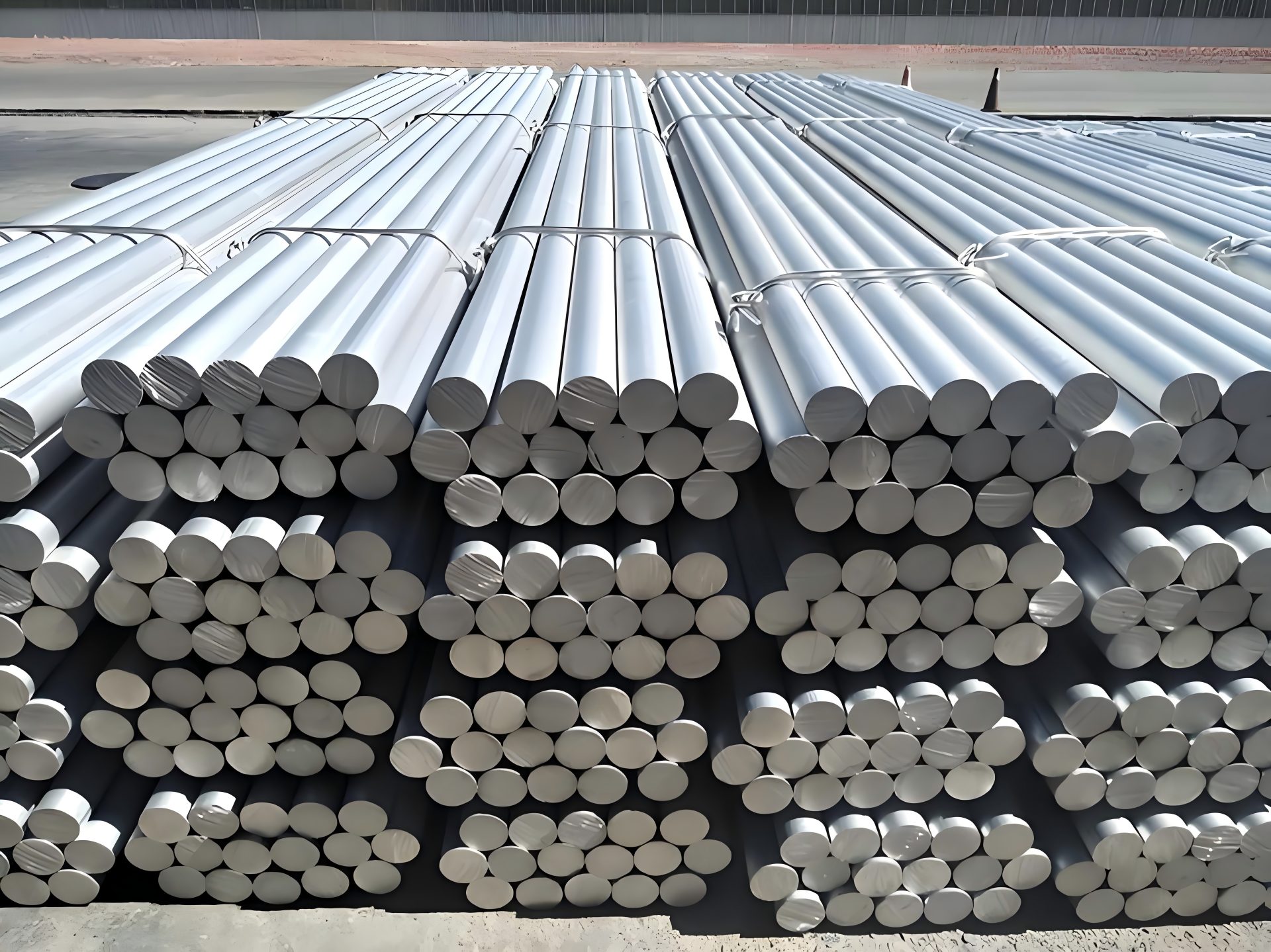 6063 aluminum billets and aluminum extrusion factory workshop for furniture profiles