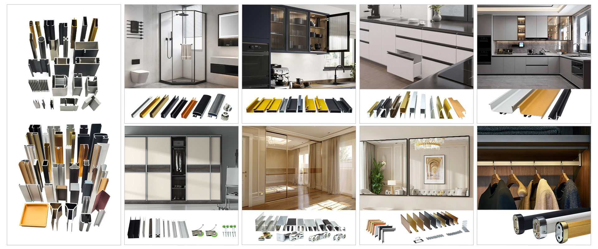 aluminum extrusion factory production line CNC machining aluminum profiles China