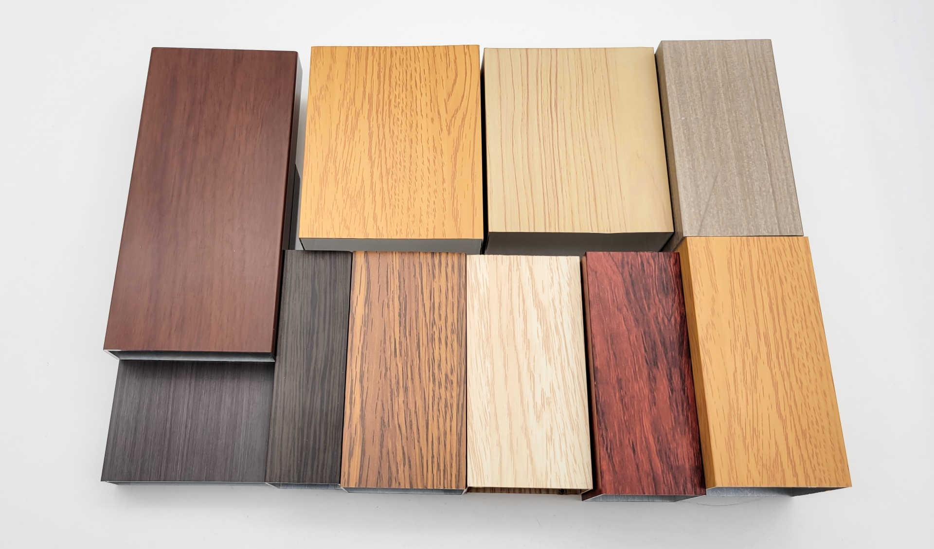 wood grain aluminum profiles for furniture cabinets and wardrobe doors