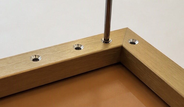 Kitchen Cabinet Slim Frame Aluminum Profile