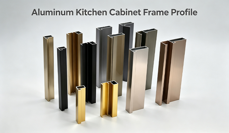 Aluminum Kitchen Cabinet Frame Profile