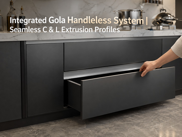 Gola Profile Systems Explained: C-Shape vs L-Shape Handleless Profiles for Modern Kitchen Cabinets