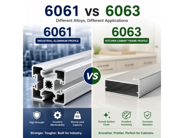 6061 vs 6063 Aluminum: Which Alloy Is Better for Furniture Aluminum Profiles?