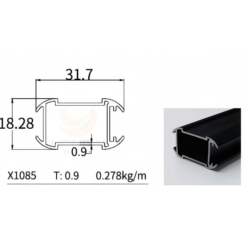 Wardrobe Hanging Rod X1085