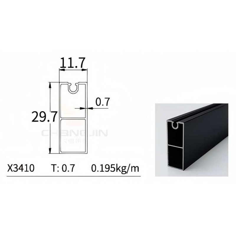 Wardrobe Hanging Rod X3410