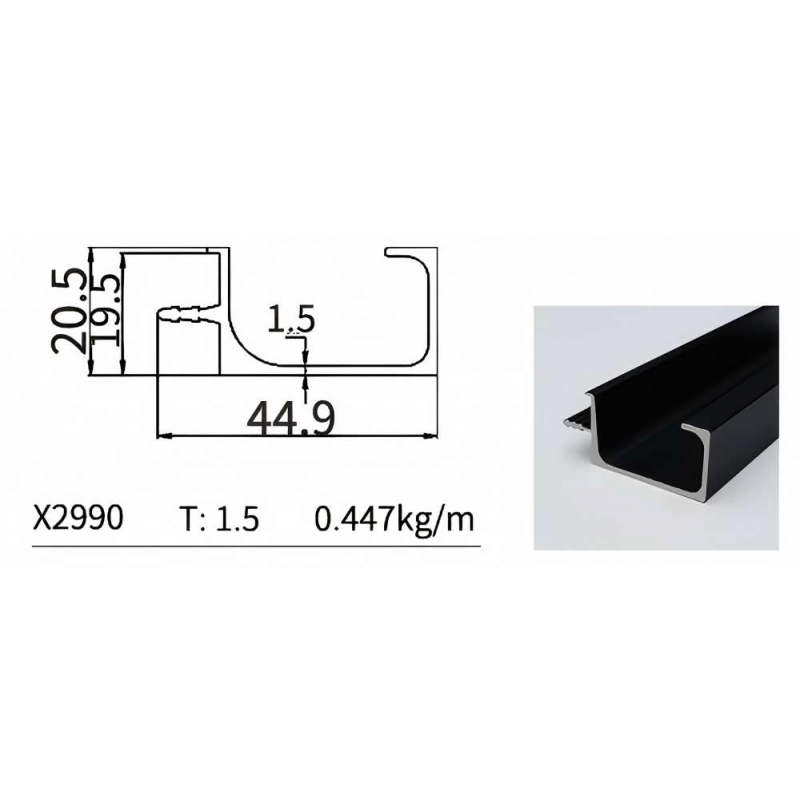 G  Handle Profile X2990