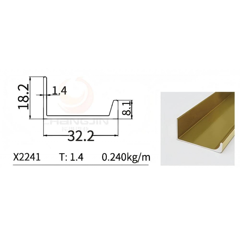 L Handle Profile X2241