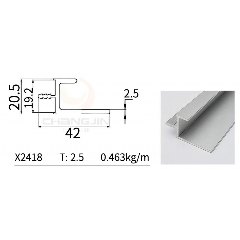 L  Handle Profile X2418