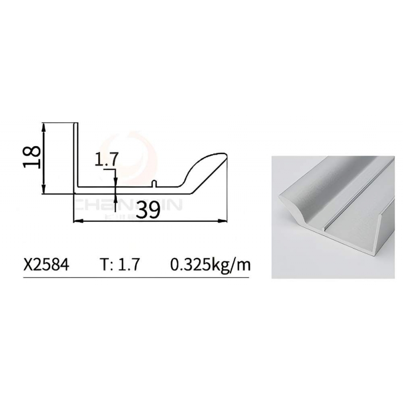 L  Handle Profile X2584