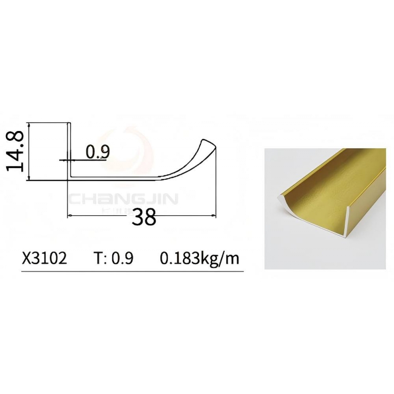 L Handle Profile X3102