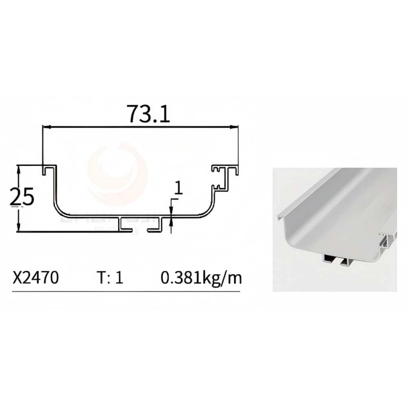 Cabinet Gola Profile X2470
