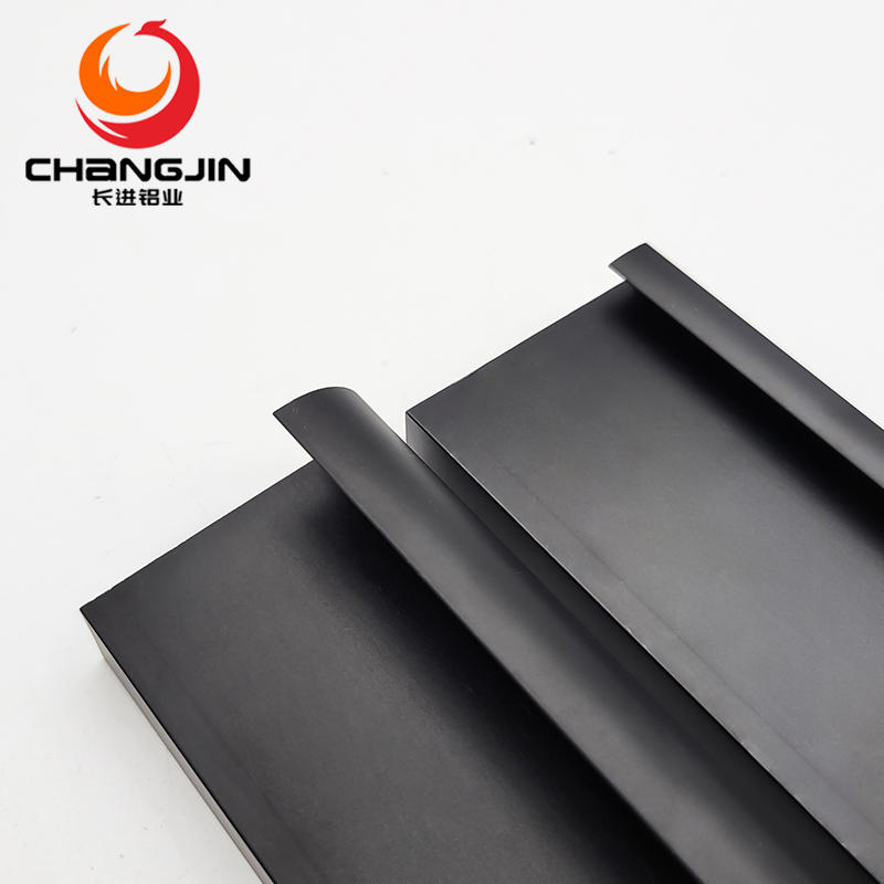 Matte Black Aluminum Cabinet Frame for Kitchen Cabinets