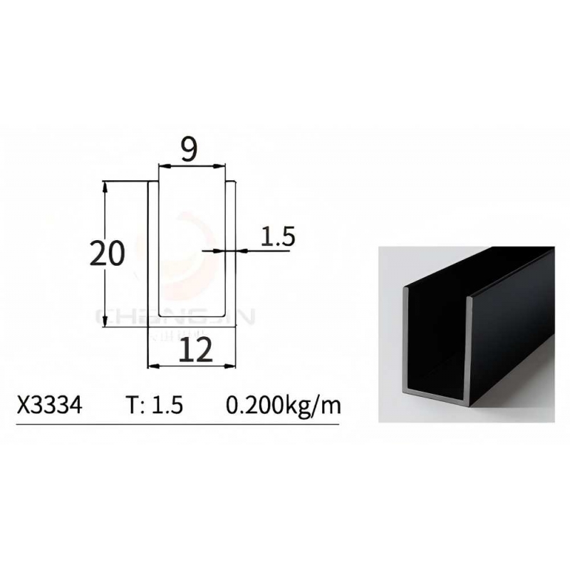 U Channel X3334