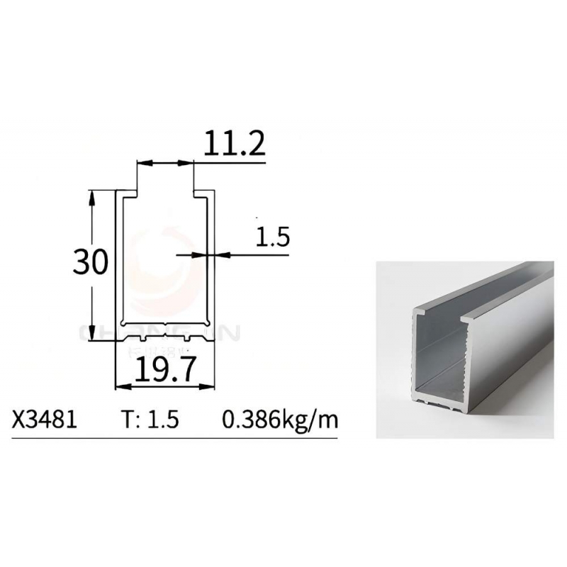 U Channel X3481