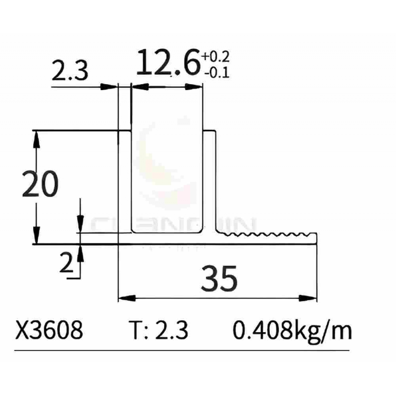 U Channel X3608