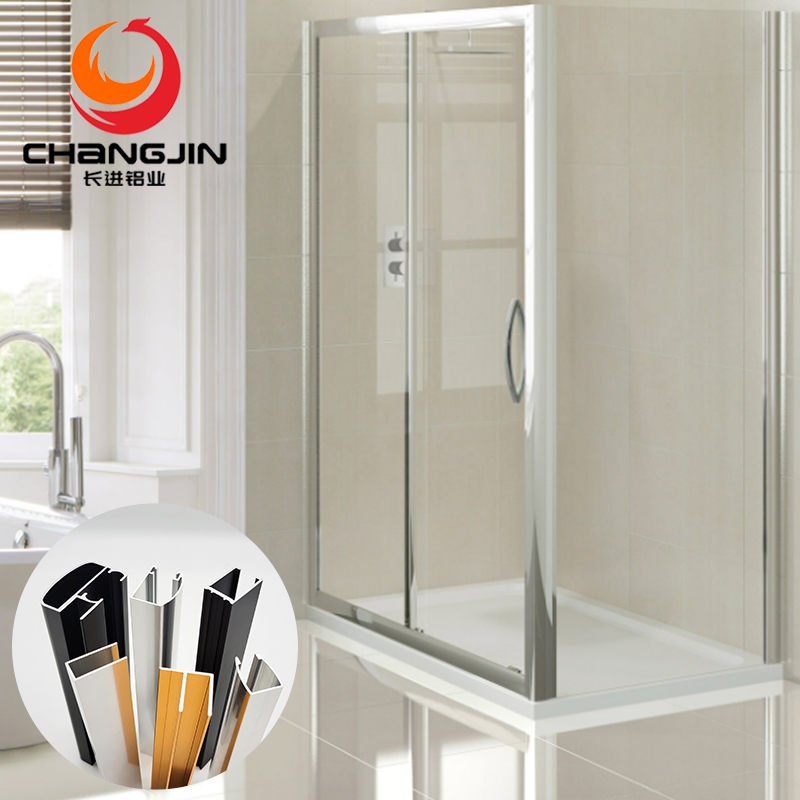 Aluminum U Channel Profile for Shower Glass Partition