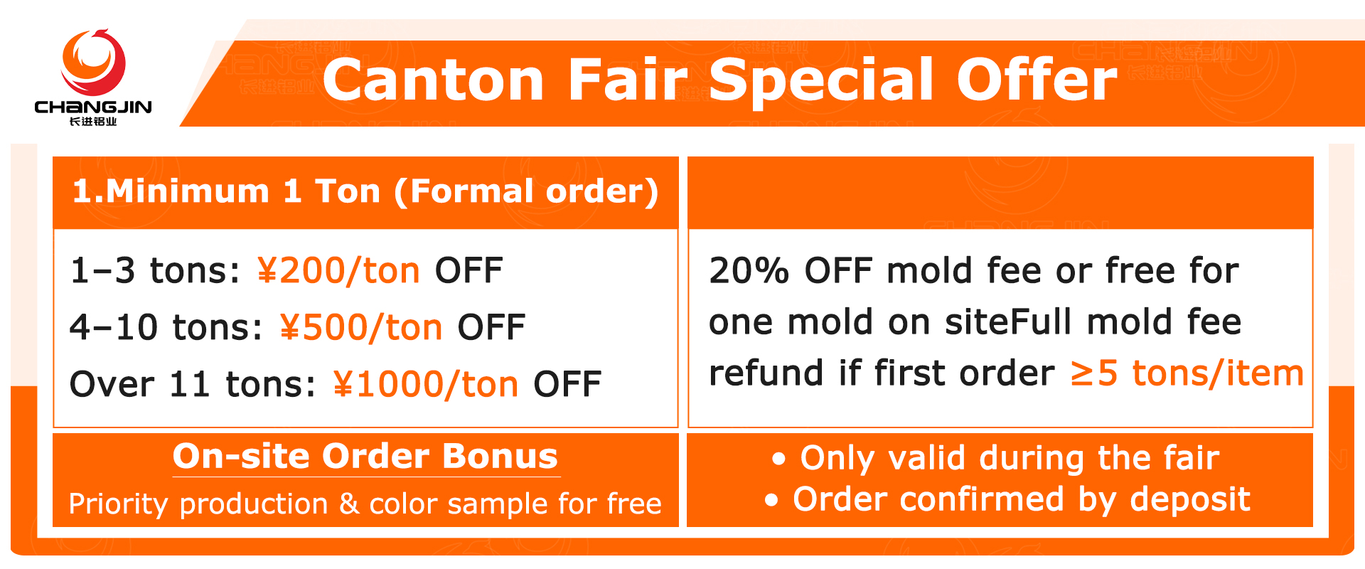 Canton Fair 2026 Aluminum Profile Special Offer